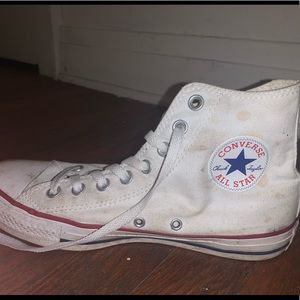 White High Top Converse